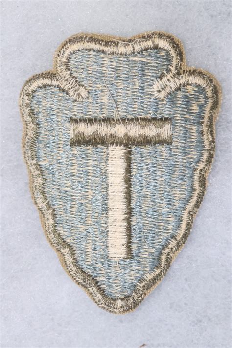 Original Ww2 Us Army 36th Infantry Division Cloth Shoulder Patch Od