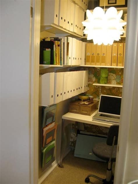 15 Closets Turned Into Space Saving Office Nooks