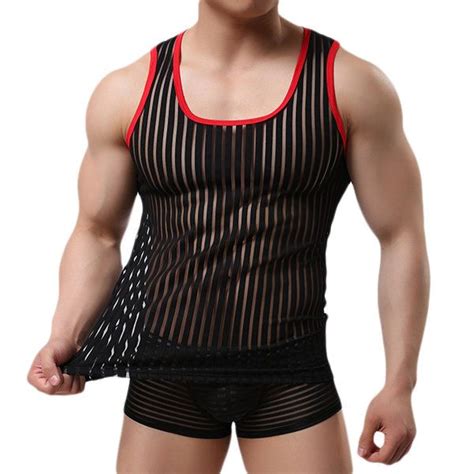 Casual Fashion Mens Summer Breathable Fitness Sleeveless Bodybuilding