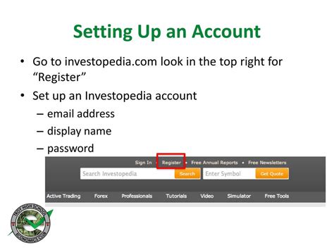 Setting Up Your Account Ppt Download