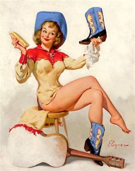 Vintage Gil Elvgren Pinup