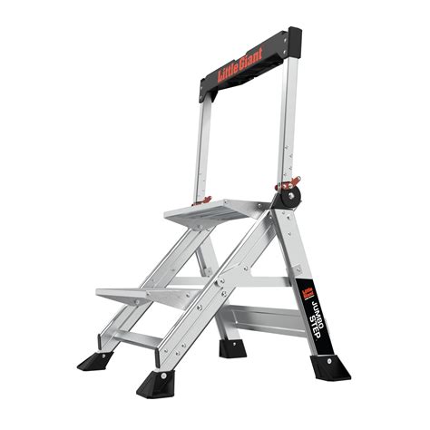 Little Giant Ladder Systems Jumbo Step 2 Step Aluminum Type 1aa 375