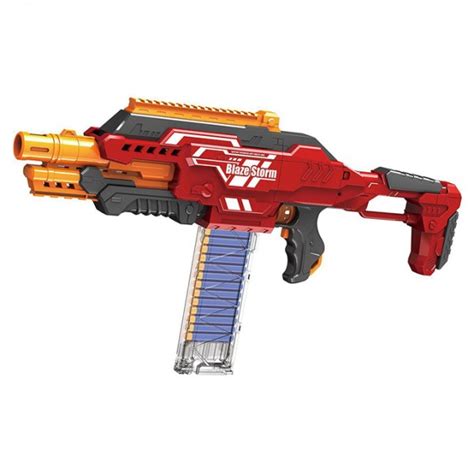 Buy Blaze Storm Automatic Rapid Fire Soft Bullet Blaster Nerf Gun