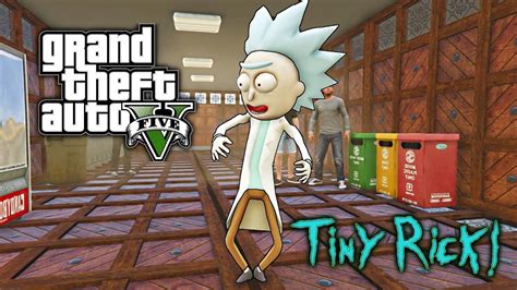 Gta 5 Mod Tiny Rick Rick And Morty Youtube