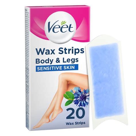 Buy Veet Easygrip Ready To Use Wax Strips Sensitive 20 Online At Chemist Warehouse®