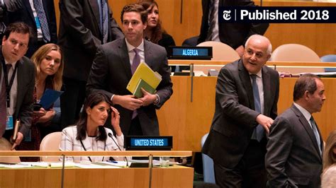 Un General Assembly Vote Castigates Israel Over Gaza Deaths The New