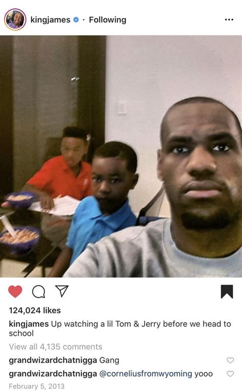 Lebron’s First Insta Pic R Lakers