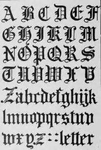 Fancy Fonts On Pinterest Old English Font Old English And