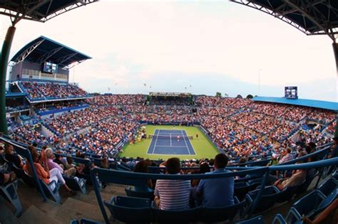 The grounds include four permanent tennis stadia (center court, grandstand court, court 3 and court 9), distinguishing the center as the only world tennis venue. Western & Southern Open at Mason's Lindner Family Tennis ...