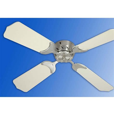 36 12v Ceiling Fan Satin Nickelwhite Camping World