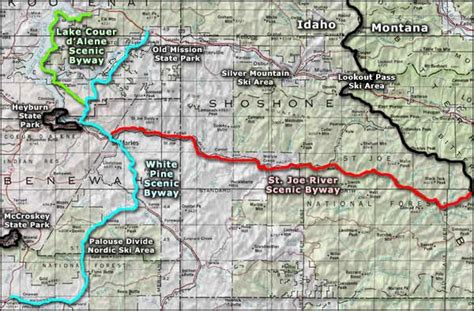 Lake Coeur Dalene Scenic Byway