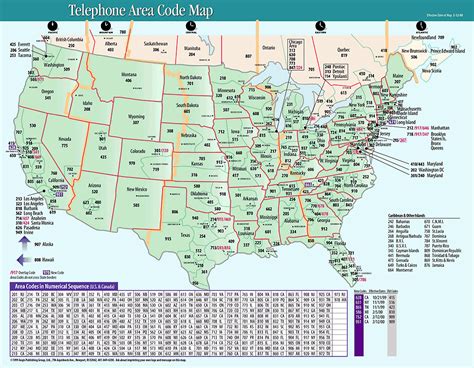 Map Of Us Area Codes By State Map Of World