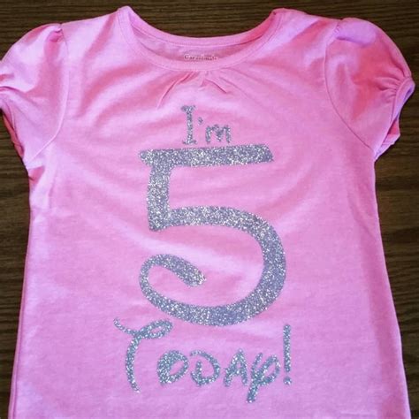 Toddler Girls Birthday Shirt W Name On Back By Gracelynndesign