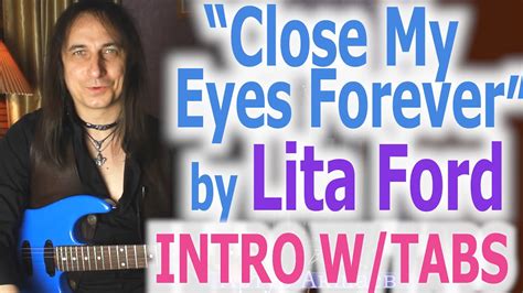Lita Fordclose My Eyes Foreverintro Youtube