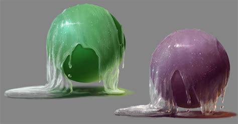Slime Texture Rendering By Danishkaushik On Deviantart