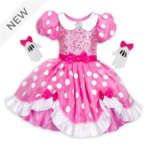 Disney Store Minnie Mouse Pink Costume For Kids Disney Fancy Dress
