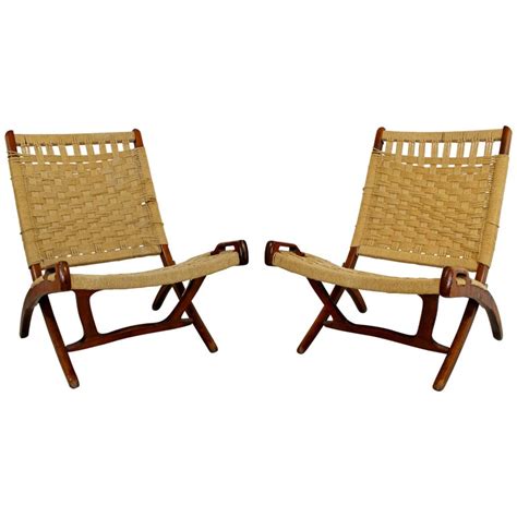 This curated article will help you find what you need. Mid-Century Modern Pair of Rope Cord and Wood Folding ...