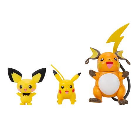 Mua Pokemon Select Evolution 3 Pack Features 2 Inch Pichu And Pikachu