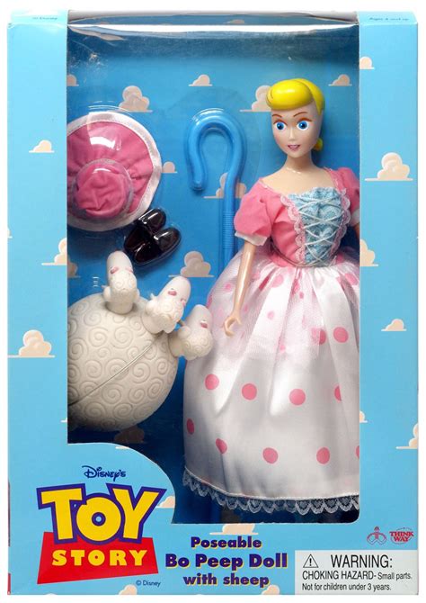 Disney Pixar Toy Story Poseable Bo Peep With Sheep 12 Doll Think Way