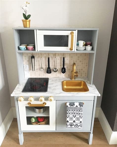 Has been added to your cart. IKEA DUKTIG PLAY KITCHEN MAKEOVER | Ikea play kitchen ...