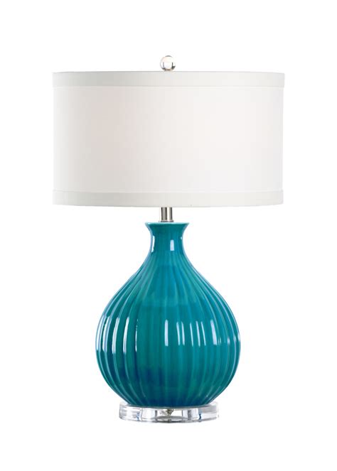 Wildwood Lamps Rosaland Table Lamp Turquoise