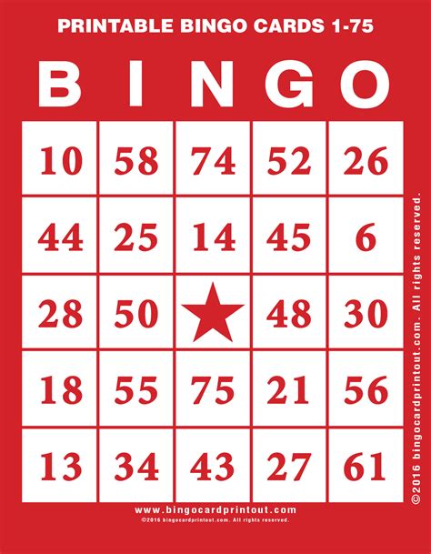 100 Free Printable Bingo Cards 1 75 Bingo Card 1 1 Isabel Rich