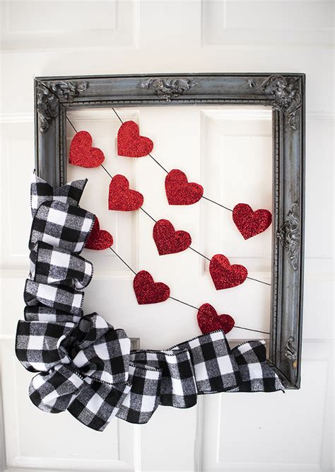The Sweetest Valentines Day Wreath Door Hanger Clumsy Crafter