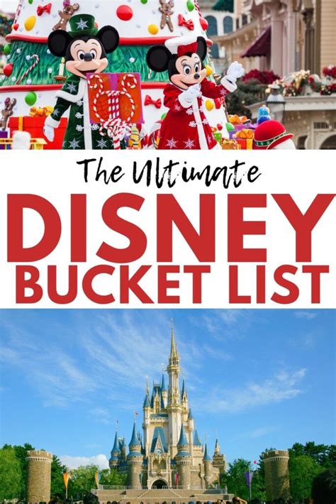 Disney Bucket List 24 Must Do Walt Disney World Activities