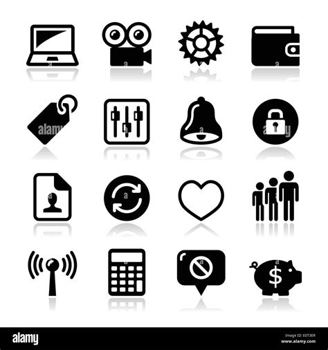 Web Internet Icons Set Vector Stock Vector Image And Art Alamy