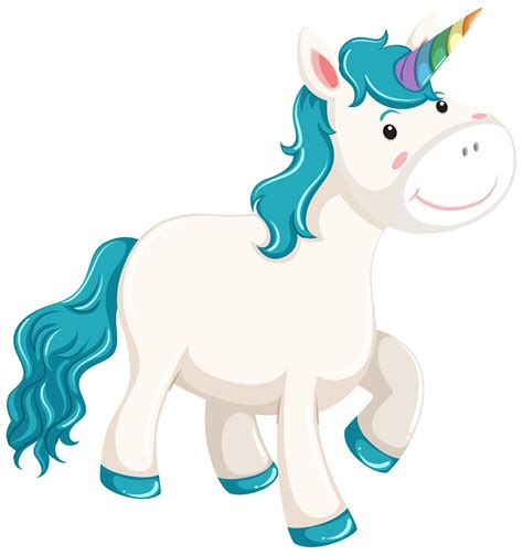 A Unicorn On White Background 293275 Vector Art At Vecteezy