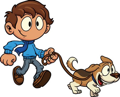 Images Of Walking A Dog Clipart Best