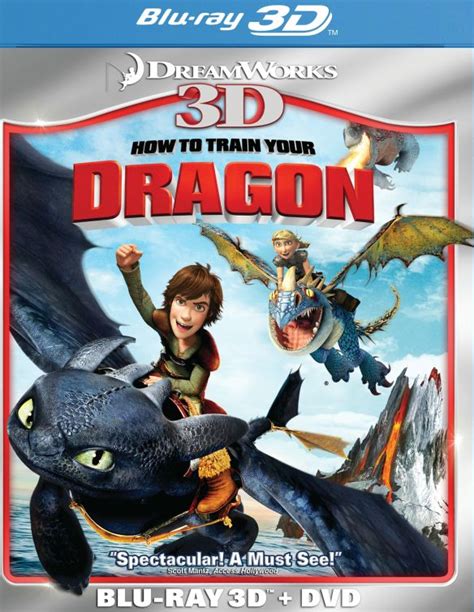 How To Train Your Dragon 3d 2 Discs 3d Blu Raydvd Blu Rayblu