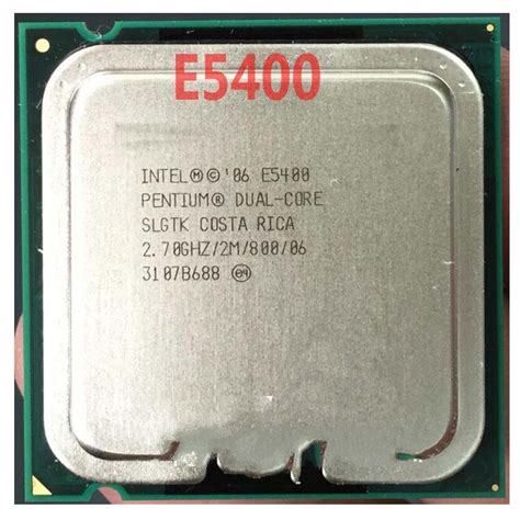Buy Intel Pentium Dual Core E5400 Cpu Processor 27ghz 2m 800ghz