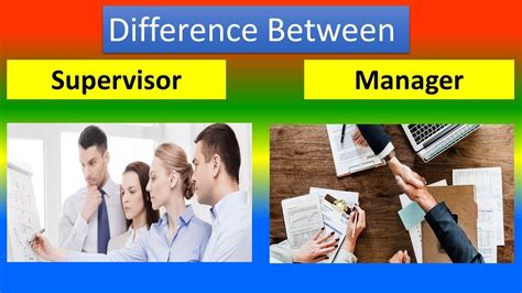 Difference Between Supervisor And Management Youtube