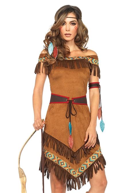 Leg Avenue Women S 4 Piece Native Princess Costume Indianer Kostüm Frau Indianer Kostüm Damen