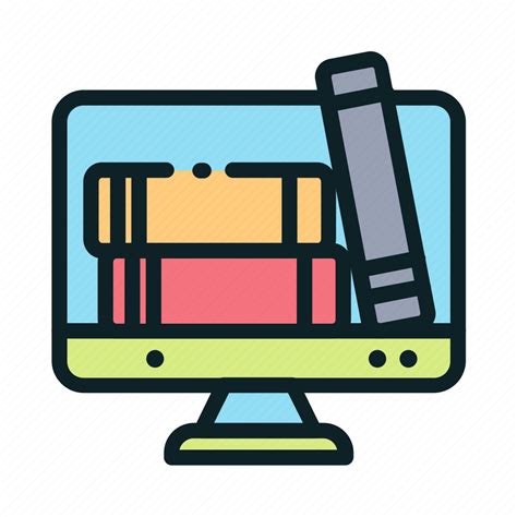Book Digital Education Library Online Icon Download On Iconfinder
