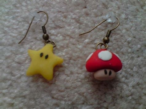 Mario Earrings · A Set Of Clay Character Earrings · Jewelry Making And