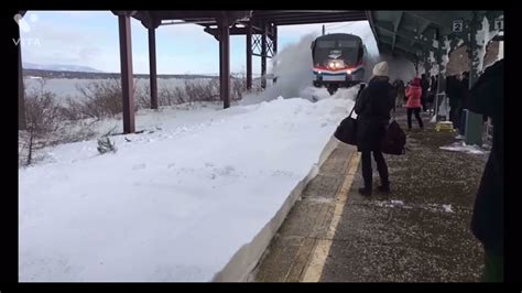 amtrak train plowing through snow but lacrimosa is playing youtube