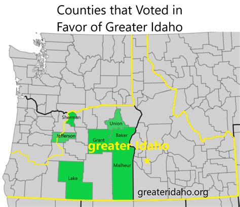 5 Oregon Counties Vote For Becoming Part Of Idaho Move