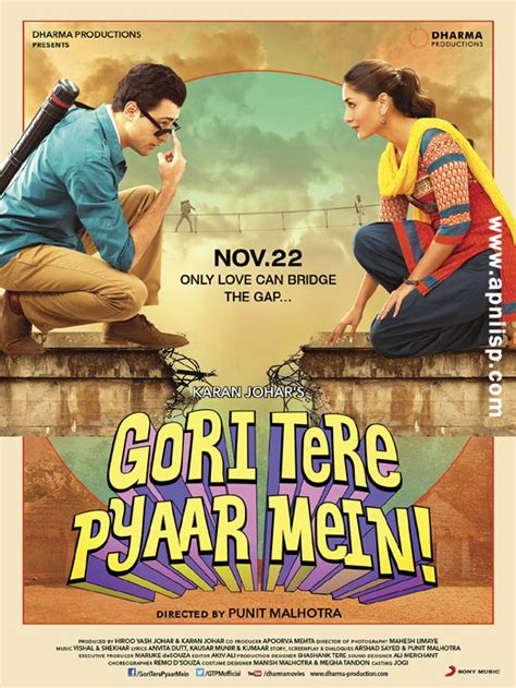 First Look Posters Of Gori Tere Pyaar Meinapniispcom
