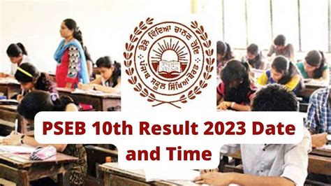 Pseb 10th Result 2023 Date And Time Check Punjab Board 10 Result At