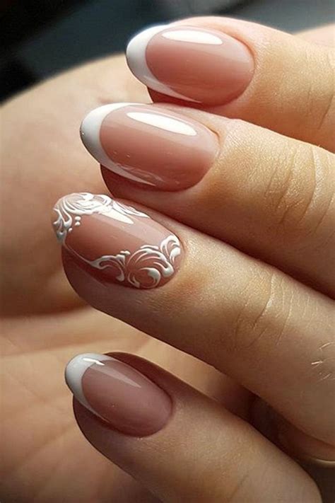 80 Wedding Natural Gel Nails Design Ideas For Bride In 2019 Styles Art