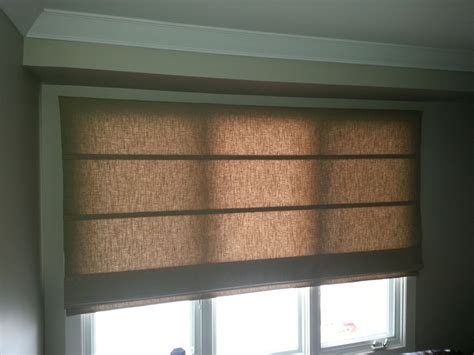 Flat Roman Shade Larger Than Window A Perfect Solution To Your Window