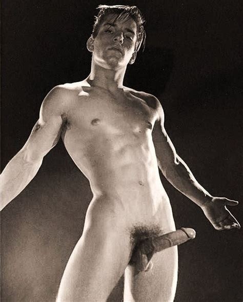 Vintage Nude Men Erection