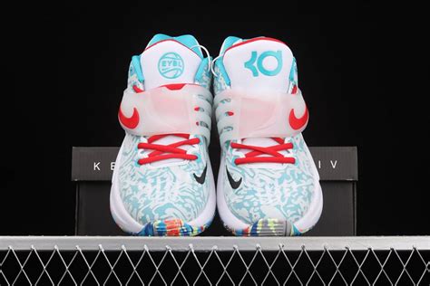 Nike Kd 14 ‘eybl White Grey Red For Sale Hoop Jordan