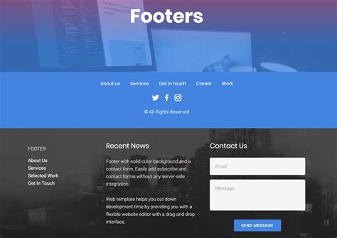 Top HTML Header Templates Compilation For Free Download