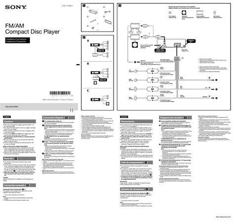 Sony Marine Stereo Wiring Diagram Database