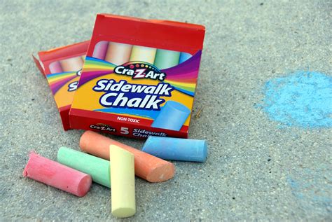 Colored Chalk Is Easy To Find Anywhere School Supplies Or Arts And