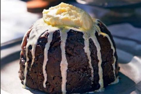 It tastes so good on steak! Christmas pudding with brandy butter - Recipes - delicious ...