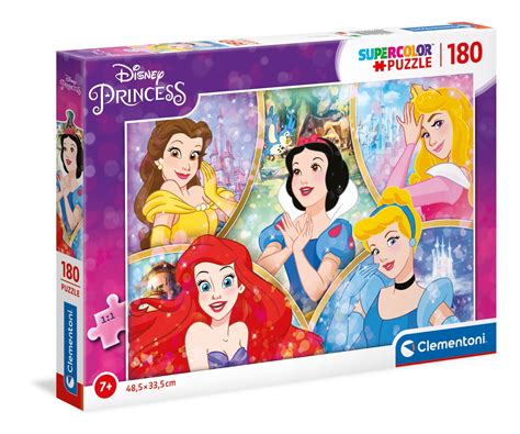 Disney Princess 180 Pièces Supercolor Puzzle Clementoni